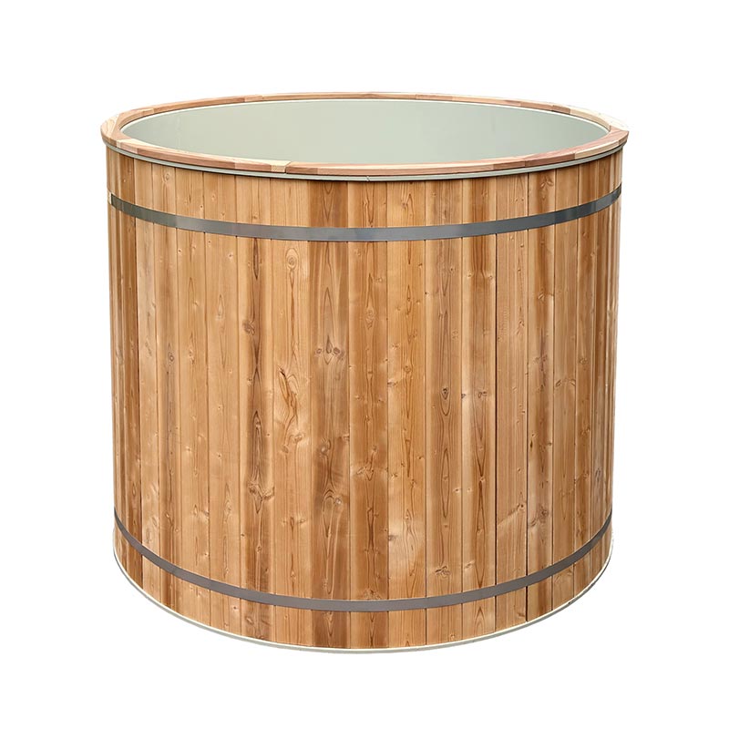 304 स्टेनलेस स्टील लाइनर के साथ गहरे विसर्जन आकार का ठंडा बाथटब